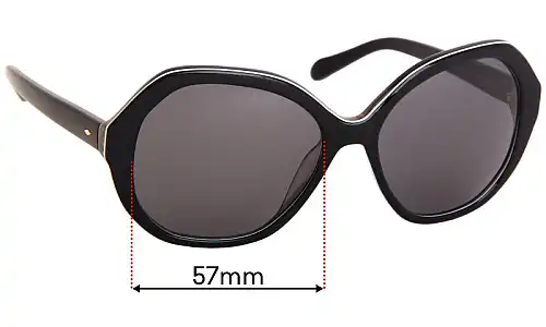Sunglass Fix Replacement Lenses for Fossil FOS 2031/S - 57mm Wide Sunglass Fix Replacement Lenses for Fossil FOS 2031/S - 57mm Wide