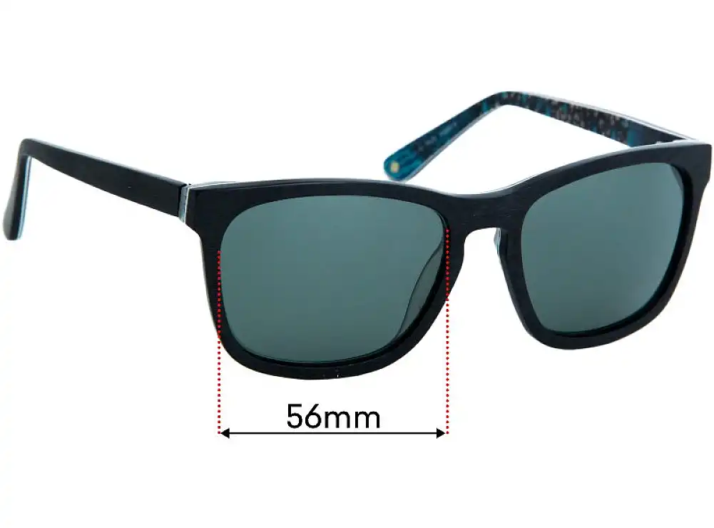 Sunglass Fix Replacement Lenses for Specsavers FH Sun Rx 03 - 56mm Wide Sunglass Fix Replacement Lenses for Specsavers FH Sun Rx 03 - 56mm Wide