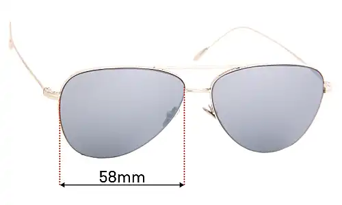 Sunglass Fix Replacement Lenses for Giorgio Armani AR 6049 - 58mm Wide Sunglass Fix Replacement Lenses for Giorgio Armani AR 6049 - 58mm Wide