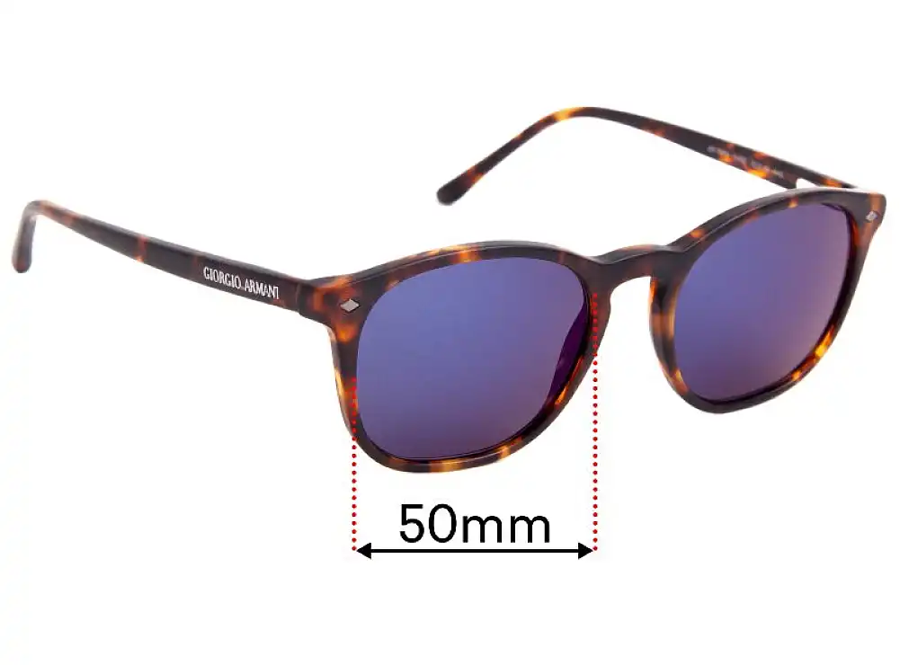 Sunglass Fix Replacement Lenses for Giorgio Armani AR 7074 - 50mm Wide Sunglass Fix Replacement Lenses for Giorgio Armani AR 7074 - 50mm Wide