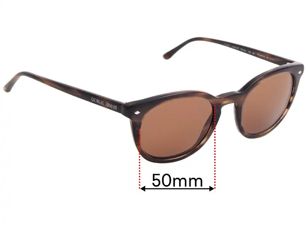 Sunglass Fix Replacement Lenses for Giorgio Armani AR 8060 - 50mm Wide Sunglass Fix Replacement Lenses for Giorgio Armani AR 8060 - 50mm Wide