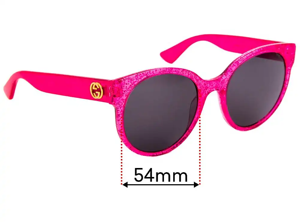 Gucci GG 0035/S Replacement Lenses 54mm Gucci GG 0035/S Replacement Lenses 54mm