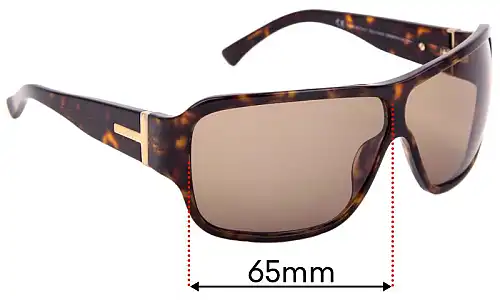 Sunglass Fix Replacement Lenses for Gucci GG1544/S - 65mm Wide Sunglass Fix Replacement Lenses for Gucci GG1544/S - 65mm Wide