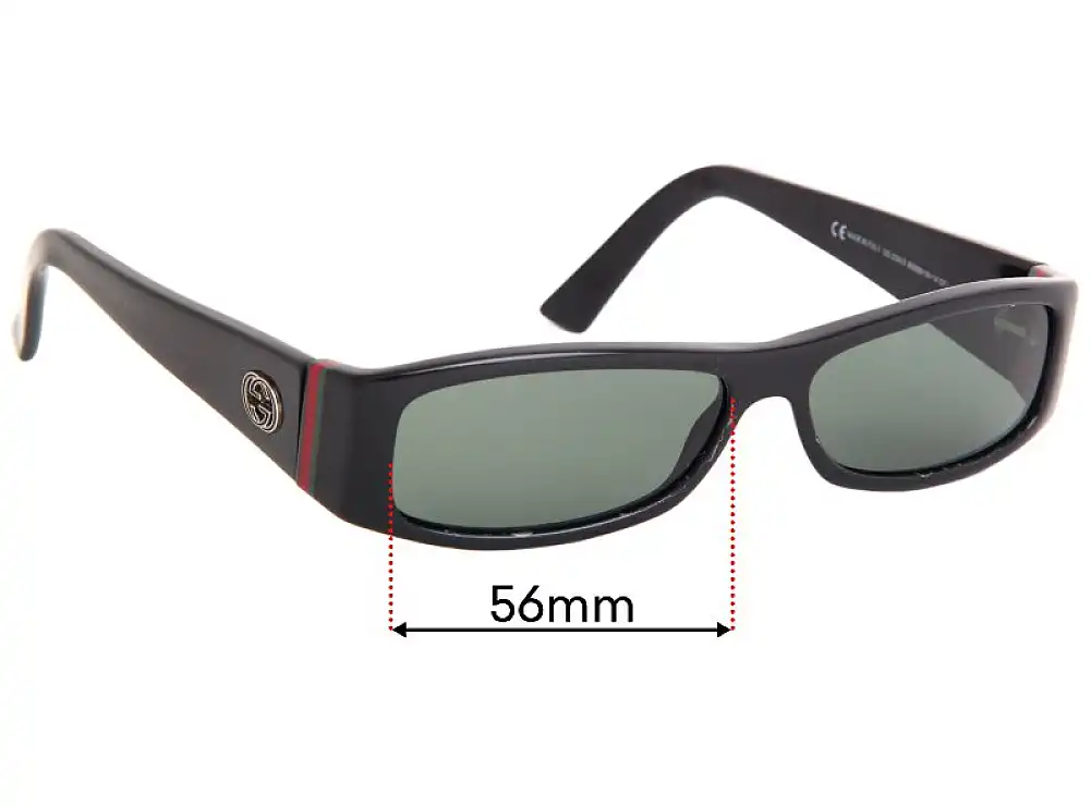 Sunglass Fix Replacement Lenses for Gucci GG 2594/S - 56mm Wide Sunglass Fix Replacement Lenses for Gucci GG 2594/S - 56mm Wide