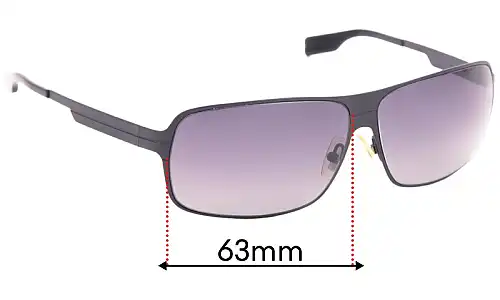 Sunglass Fix Replacement Lenses for Hugo Boss 0288/F/S - 63mm Wide Sunglass Fix Replacement Lenses for Hugo Boss 0288/F/S - 63mm Wide