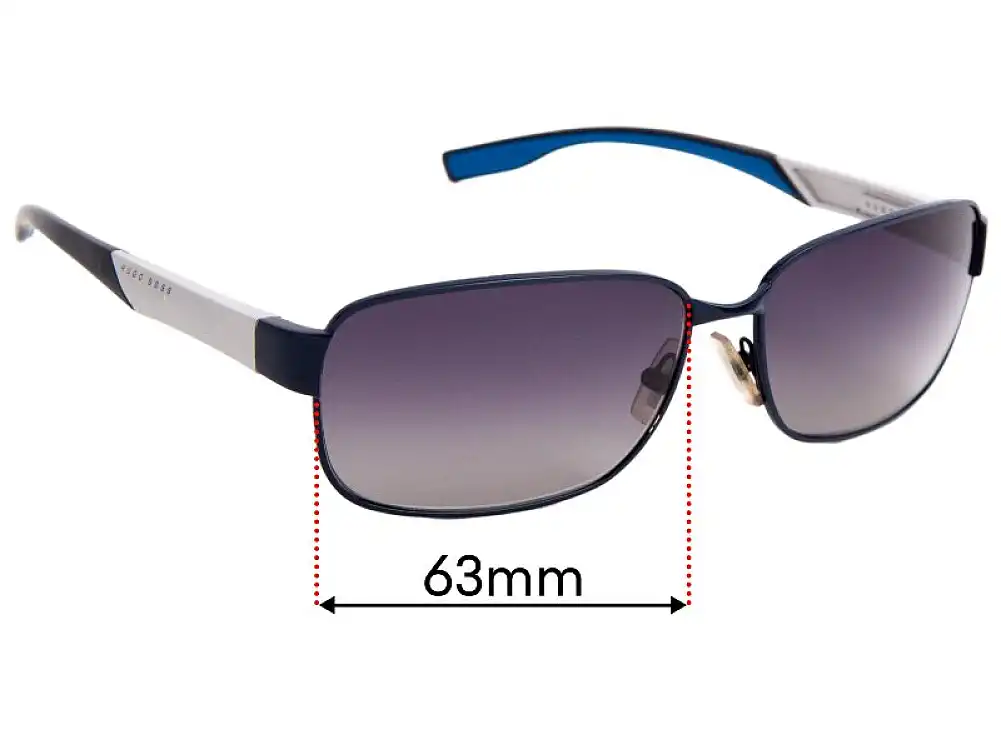 Sunglass Fix Replacement Lenses for Hugo Boss 0584/F/S - 63mm Wide Sunglass Fix Replacement Lenses for Hugo Boss 0584/F/S - 63mm Wide