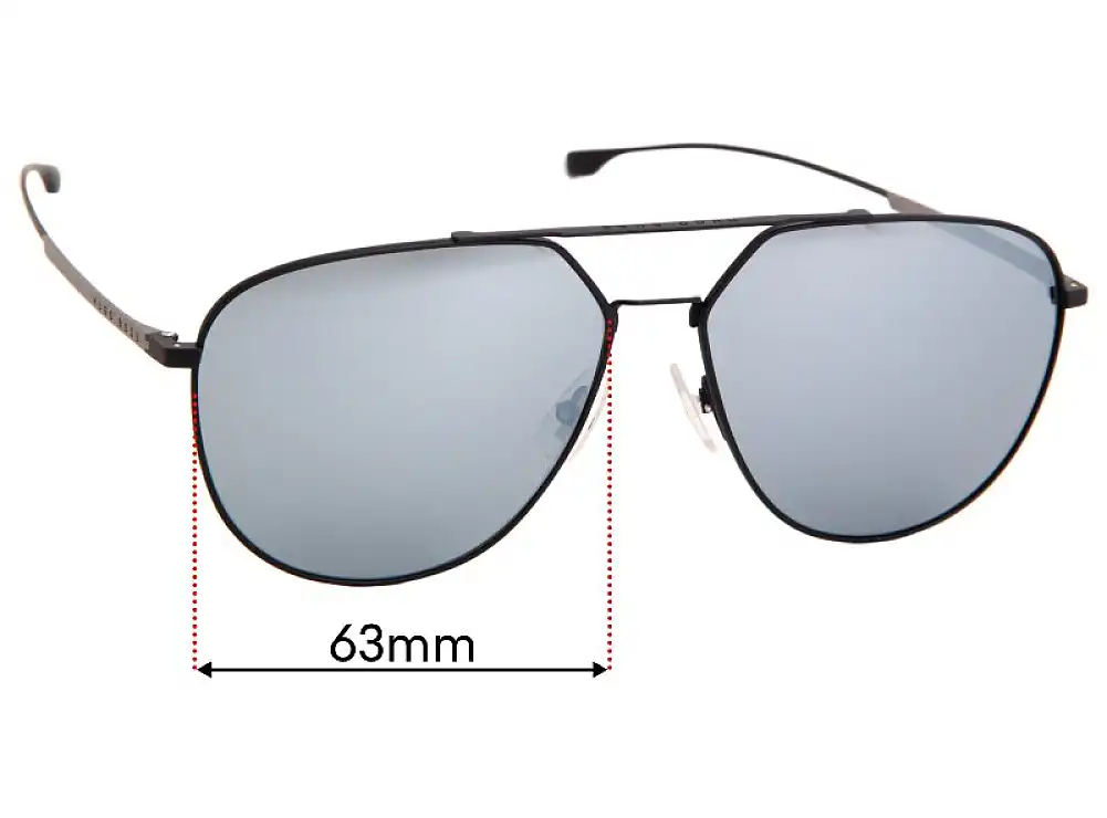 Sunglass Fix Replacement Lenses for Hugo Boss 0994/F/S - 63mm Wide Sunglass Fix Replacement Lenses for Hugo Boss 0994/F/S - 63mm Wide