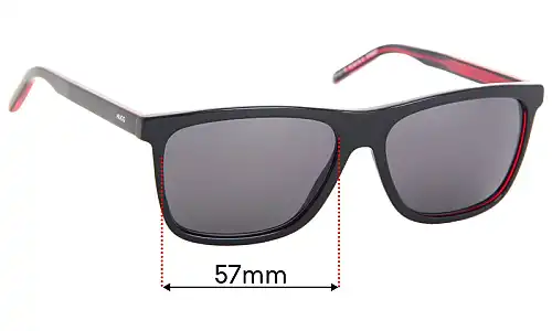 Sunglass Fix Replacement Lenses for Hugo Boss HG Sun Rx 01 - 57mm Wide Hugo Boss HG Sun Rx 01 Replacement Lenses 57mm wide