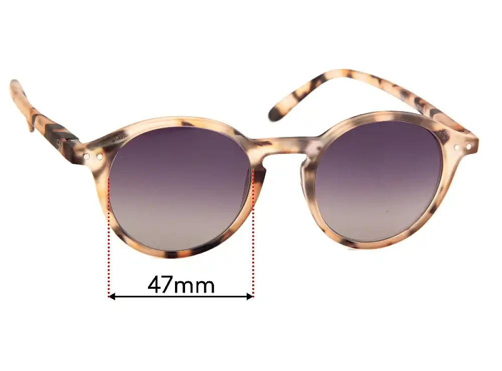 Sunglass Fix Replacement Lenses for Izipizi Sun D - 47mm Wide Sunglass Fix Replacement Lenses for Izipizi Sun D - 47mm Wide