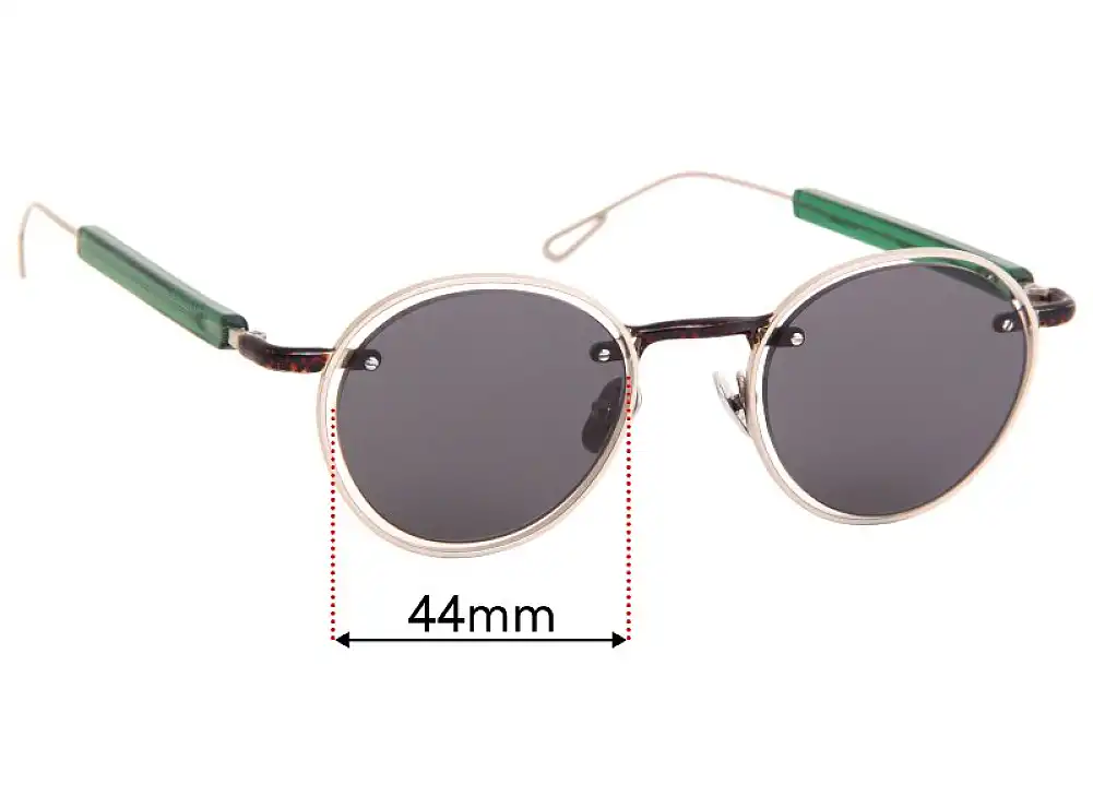 Sunglass Fix Replacement Lenses for Jacquemus Le Meunier - 44mm Wide Sunglass Fix Replacement Lenses for Jacquemus Le Meunier - 44mm Wide