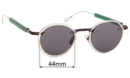 Sunglass Fix Replacement Lenses for Jacquemus Le Meunier - 44mm Wide Sunglass Fix Replacement Lenses for Jacquemus Le Meunier - 44mm Wide
