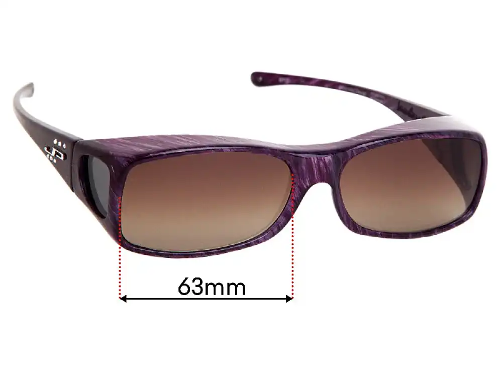 Sunglass Fix Replacement Lenses for Jonathan Paul Aria - 63mm Wide Sunglass Fix Replacement Lenses for Jonathan Paul Aria - 63mm Wide