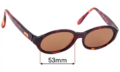 Sunglass Fix Replacement Lenses for Jonathan Sceats Moon Model 454 - 53mm Wide Sunglass Fix Replacement Lenses for Jonathan Sceats Moon Model 454 - 53mm Wide