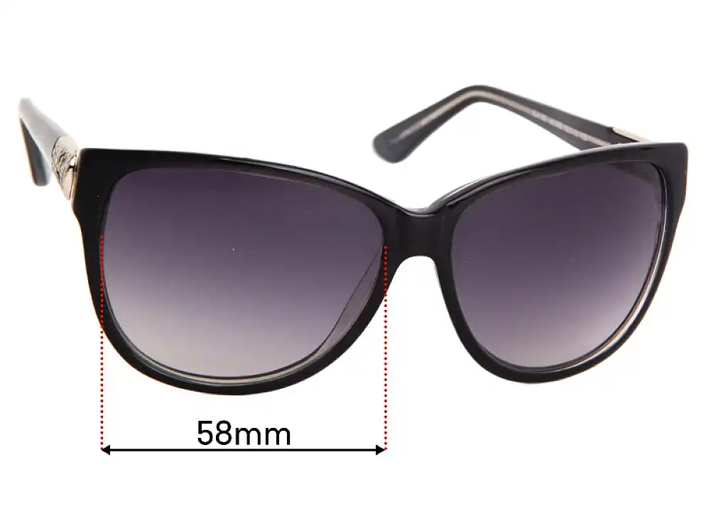 Sunglass Fix Replacement Lenses for Just Cavalli JC415S - 58mm Wide Sunglass Fix Replacement Lenses for Just Cavalli JC415S - 58mm Wide