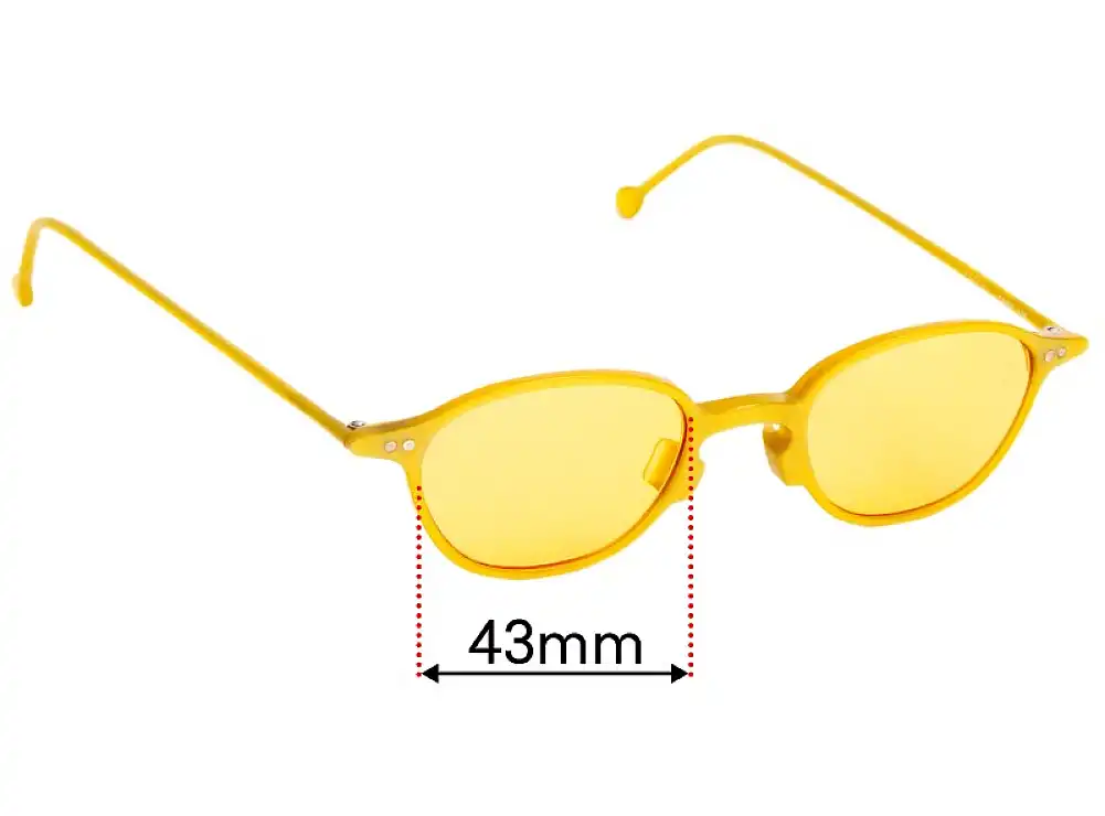Sunglass Fix Replacement Lenses for L.A.Eyeworks Lenny - 43mm Wide Sunglass Fix Replacement Lenses for L.A.Eyeworks Lenny - 43mm Wide