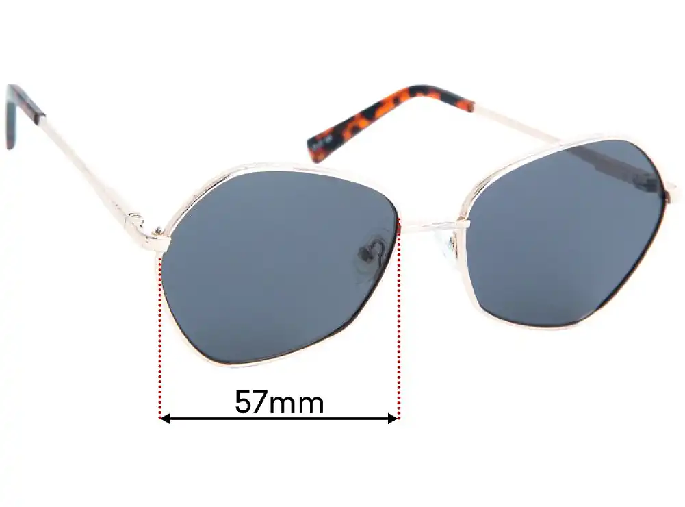 Sunglass Fix Replacement Lenses for Le Specs Escadrille - 57mm Wide Sunglass Fix Replacement Lenses for Le Specs Escadrille - 57mm Wide