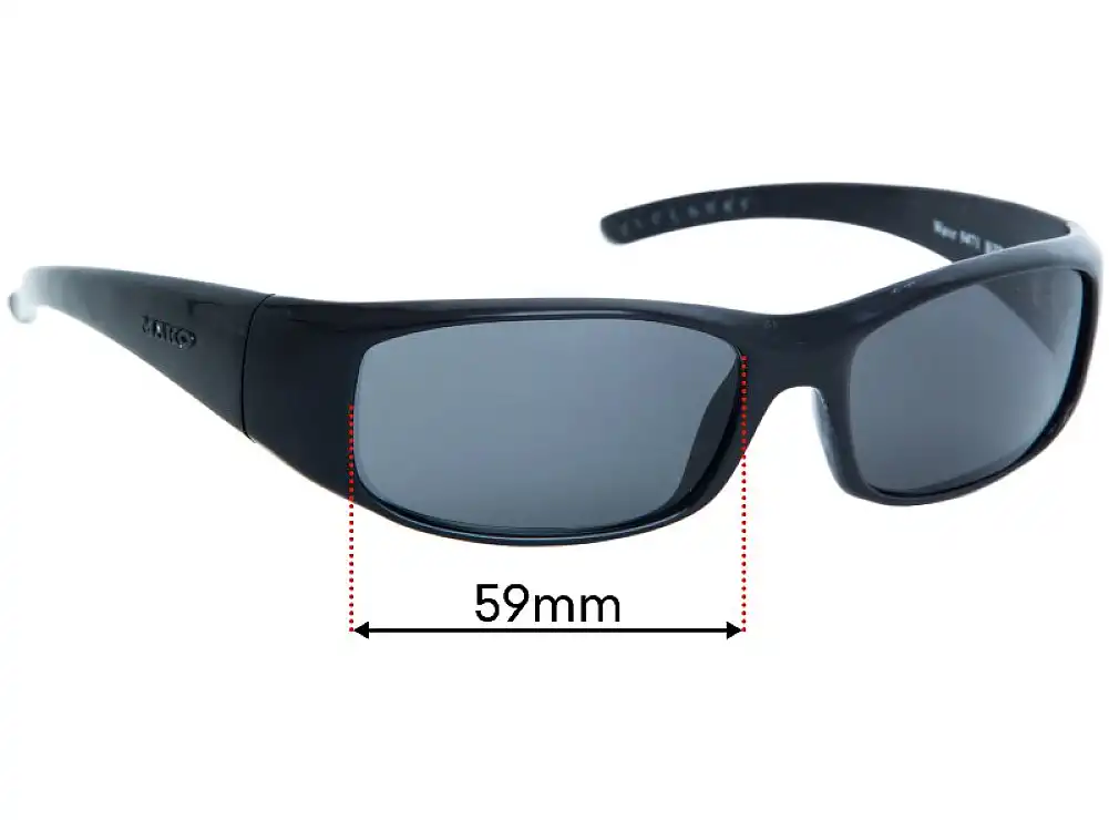 Sunglass Fix Replacement Lenses for Mako Wave - 59mm Wide Sunglass Fix Replacement Lenses for Mako Wave - 59mm Wide