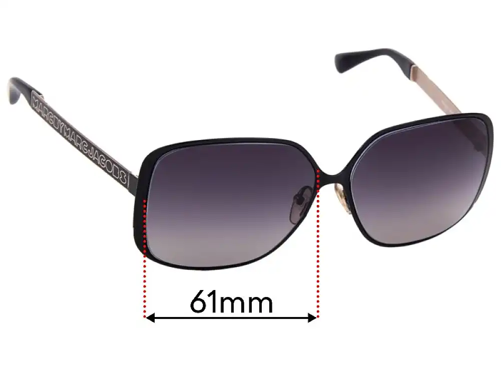 Sunglass Fix Replacement Lenses for Marc by Marc Jacobs MMJ 125/S - 61mm Wide Sunglass Fix Replacement Lenses for Marc by Marc Jacobs MMJ 125/S - 61mm Wide