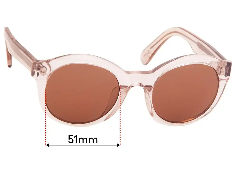 Sunglass Fix Replacement Lenses for Maui Jim MJ738 Jasmine - 51mm Wide Sunglass Fix Replacement Lenses for Maui Jim MJ738 Jasmine - 51mm Wide