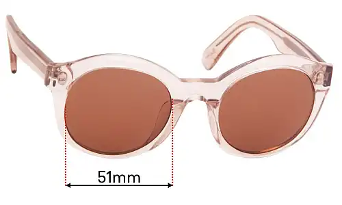 Sunglass Fix Replacement Lenses for Maui Jim MJ738 Jasmine - 51mm Wide Sunglass Fix Replacement Lenses for Maui Jim MJ738 Jasmine - 51mm Wide
