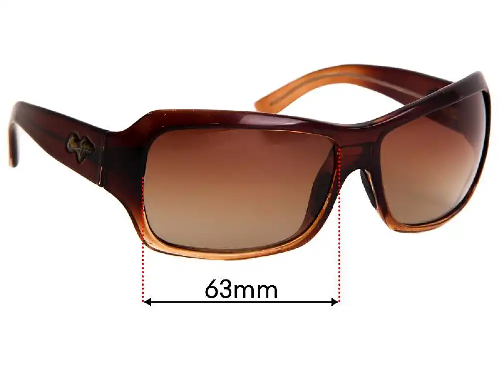 Maui Jim MJ111 Palms Replacement Lenses 63mm Maui Jim MJ111 Palms Replacement Lenses 63mm