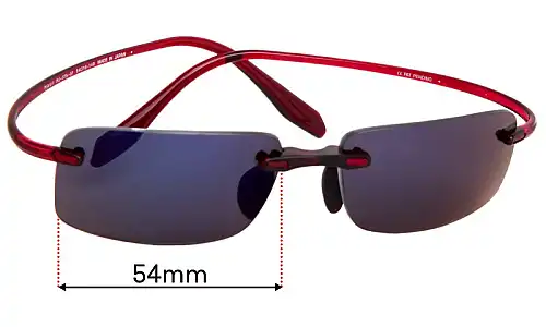Sunglass Fix Replacement Lenses for Maui Jim MJ575 Pele - 54mm Wide Sunglass Fix Replacement Lenses for Maui Jim MJ575 Pele - 54mm Wide