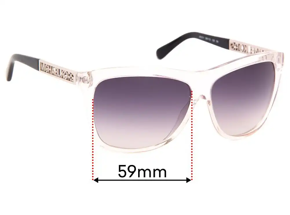 Sunglass Fix Replacement Lenses for Michael Kors MK6010 Benidorm - 59mm Wide Sunglass Fix Replacement Lenses for Michael Kors MK6010 Benidorm - 59mm Wide