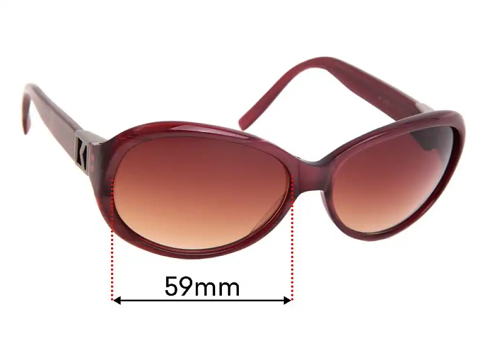 Sunglass Fix Replacement Lenses for Michael Kors M2605S - 59mm Wide Sunglass Fix Replacement Lenses for Michael Kors M2605S - 59mm Wide