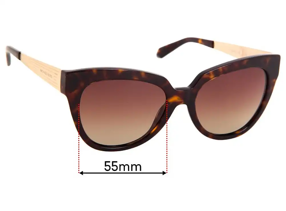 Sunglass Fix Replacement Lenses for Michael Kors MK2090 Paloma I - 55mm Wide Sunglass Fix Replacement Lenses for Michael Kors MK2090 Paloma I - 55mm Wide
