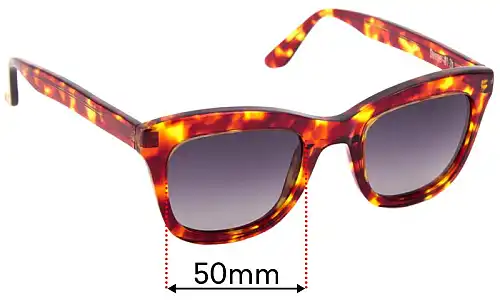 Sunglass Fix Replacement Lenses for Nick Campbell Stringer - 50mm Wide Nick Campbell Stringer Replacement Lenses 50mm wide