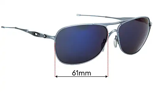 Sunglass Fix Replacement Lenses for Oakley Crosshair OO4060 - 61mm Wide Oakley Crosshair OO4060 Replacement Lenses 61mm wide