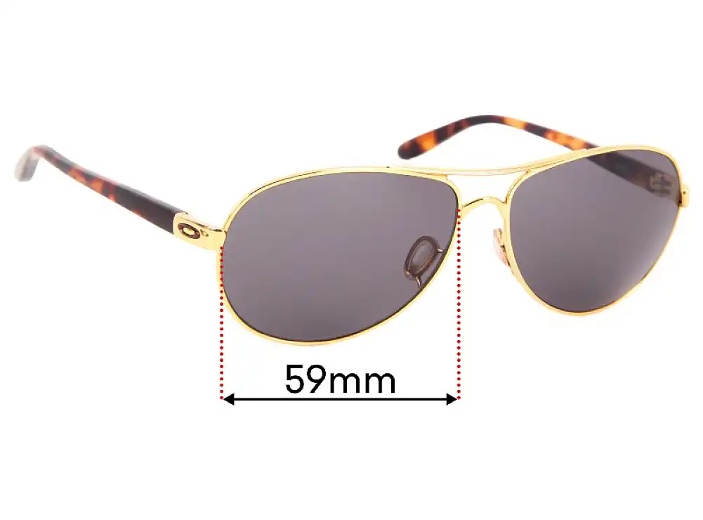 Sunglass Fix Replacement Lenses for Oakley Feedback OO4079 - 59mm Wide Sunglass Fix Replacement Lenses for Oakley Feedback OO4079 - 59mm Wide