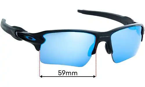 Sunglass Fix Replacement Lenses for Oakley Flak 2.0 XL OO9188 - 59mm Wide Oakley Flak 2.0 XL OO9188 Replacement Lenses 59mm wide
