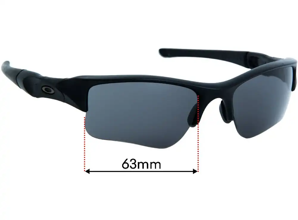 Sunglass Fix Replacement Lenses for Oakley Flak XLJ - 63mm Wide Sunglass Fix Replacement Lenses for Oakley Flak XLJ - 63mm Wide