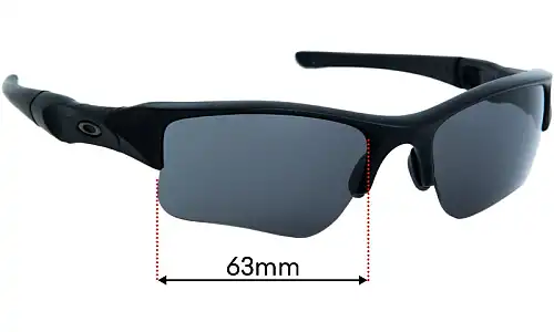 Sunglass Fix Replacement Lenses for Oakley Flak XLJ - 63mm Wide Oakley Flak XLJ Replacement Lenses 63mm wide