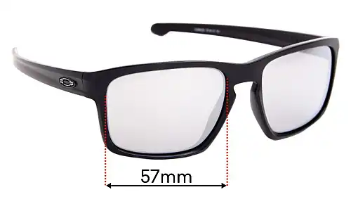 Sunglass Fix Replacement Lenses for Oakley Sliver OO9262 - 57mm Wide Oakley Sliver OO9262 Replacement Lenses 57mm wide