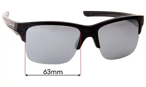 Sunglass Fix Replacement Lenses for Oakley Thinlink OO9316 - 63mm Wide Oakley Thinlink OO9316 Replacement Lenses 63mm wide