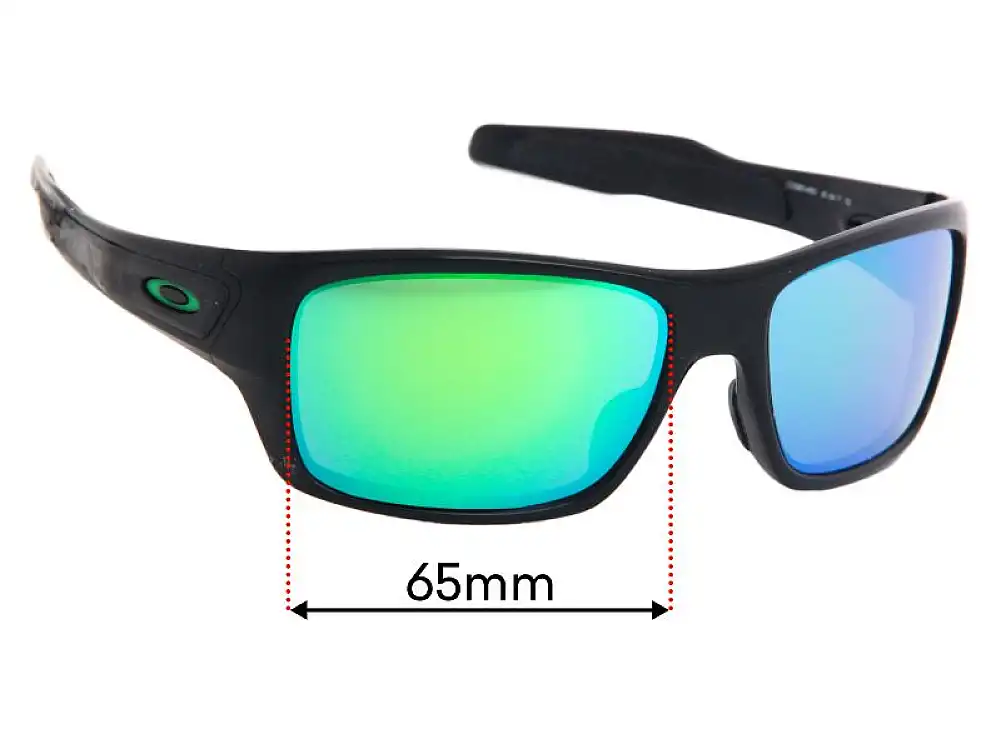 Sunglass Fix Replacement Lenses for Oakley Turbine OO9263 - 65mm Wide Sunglass Fix Replacement Lenses for Oakley Turbine OO9263 - 65mm Wide