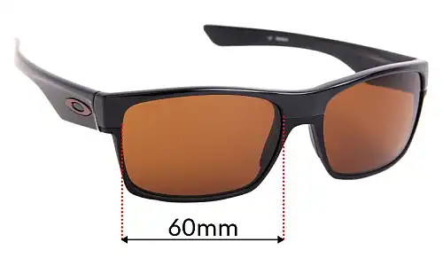 Sunglass Fix Replacement Lenses for Oakley TwoFace OO9189 - 60mm Wide Oakley TwoFace OO9189 Replacement Lenses 60mm wide