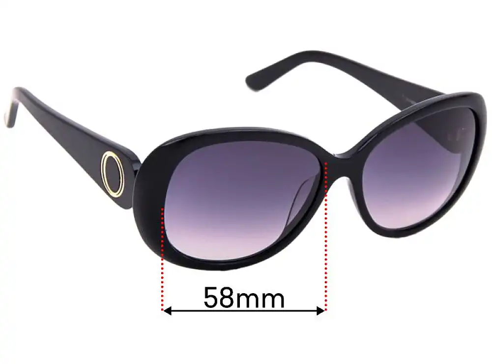 Sunglass Fix Replacement Lenses for Oroton Class - 58mm Wide Sunglass Fix Replacement Lenses for Oroton Class - 58mm Wide