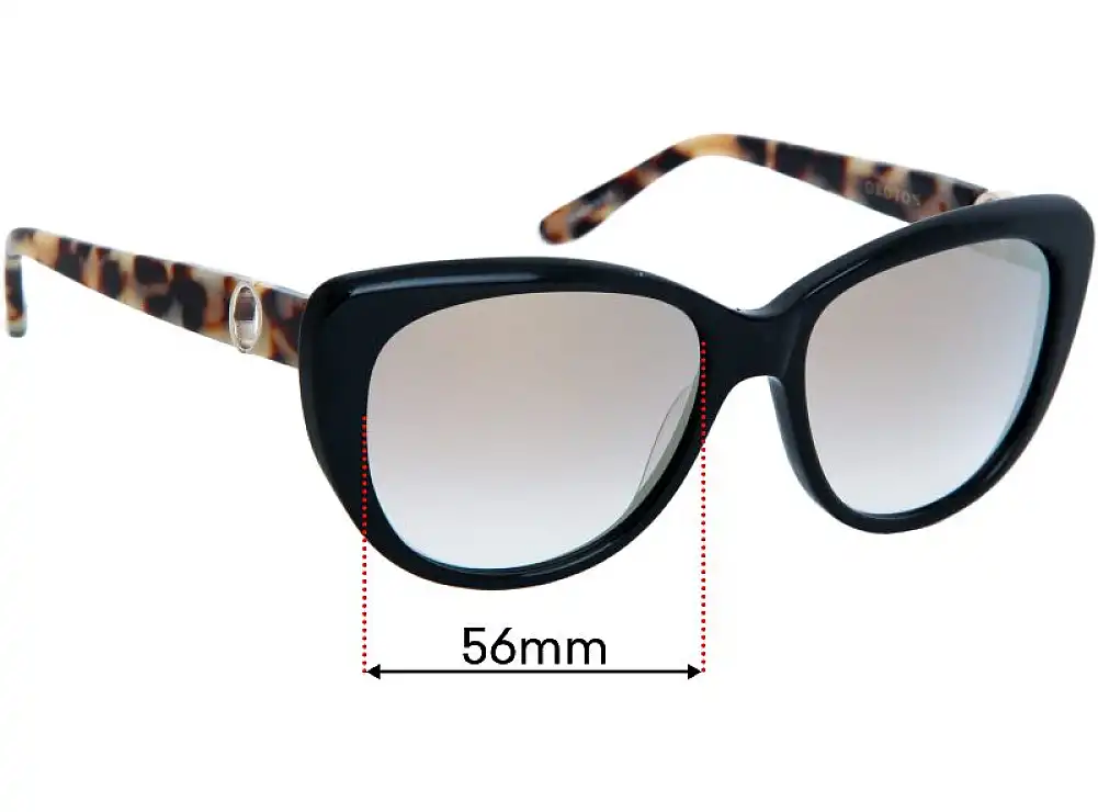 Sunglass Fix Replacement Lenses for Oroton Estrella - 56mm Wide Sunglass Fix Replacement Lenses for Oroton Estrella - 56mm Wide