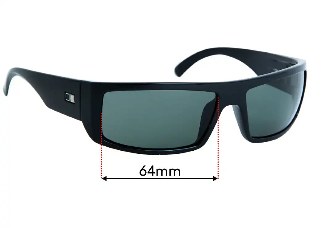Sunglass Fix Replacement Lenses for Otis Barricade - 64mm Wide Sunglass Fix Replacement Lenses for Otis Barricade - 64mm Wide