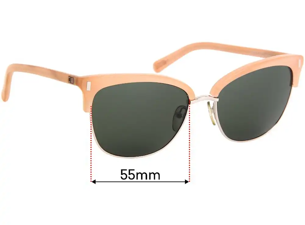 Sunglass Fix Replacement Lenses for Otis Little Lies - 55mm Wide Sunglass Fix Replacement Lenses for Otis Little Lies - 55mm Wide