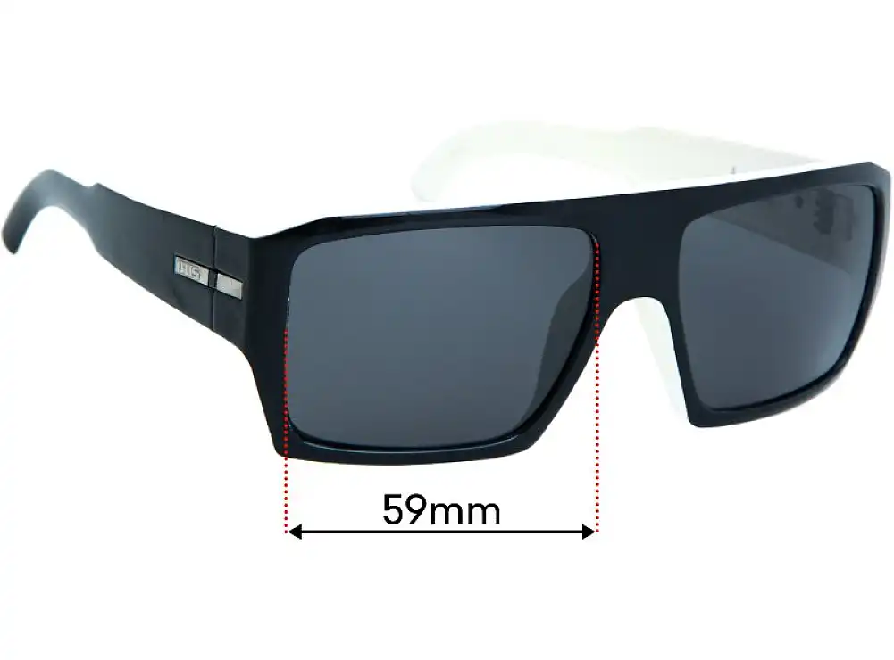 Sunglass Fix Replacement Lenses for Otis Louie - 59mm Wide Sunglass Fix Replacement Lenses for Otis Louie - 59mm Wide