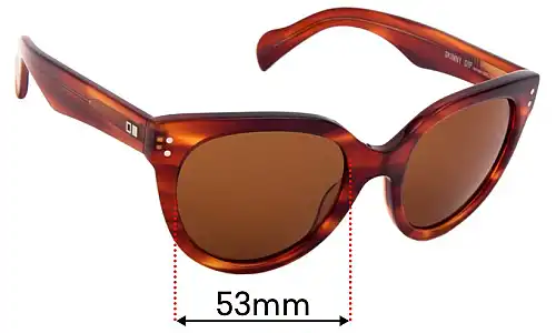 Sunglass Fix Replacement Lenses for Otis Skinny Dip - 53mm Wide Otis Skinny Dip Replacement Lenses 53mm wide