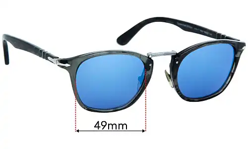 Sunglass Fix Replacement Lenses for Persol 3109-V - 49mm Wide Sunglass Fix Replacement Lenses for Persol 3109-V - 49mm Wide