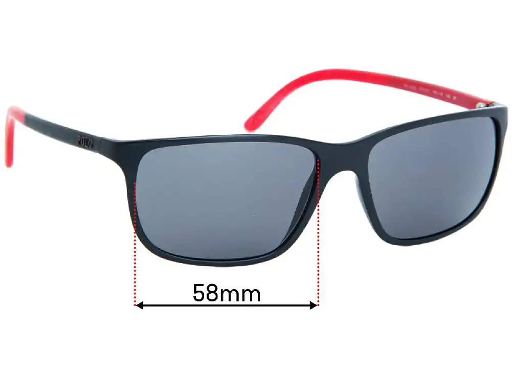 Sunglass Fix Replacement Lenses for Polo Polo PH 4092 - 58mm Wide Sunglass Fix Replacement Lenses for Polo Polo PH 4092 - 58mm Wide