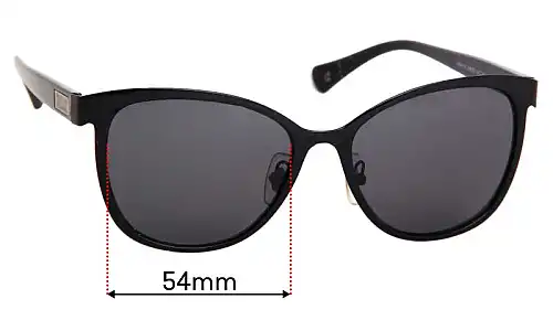 Sunglass Fix Replacement Lenses for Polo RA 4118 - 54mm Wide Polo RA 4118 Replacement Lenses 54mm wide
