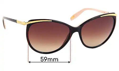 Sunglass Fix Replacement Lenses for Polo RA 5150 - 59mm Wide Polo RA 5150 Replacement Lenses 59mm wide