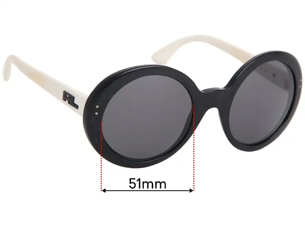 Sunglass Fix Replacement Lenses for Polo RL 8126 - 51mm Wide Sunglass Fix Replacement Lenses for Polo RL 8126 - 51mm Wide